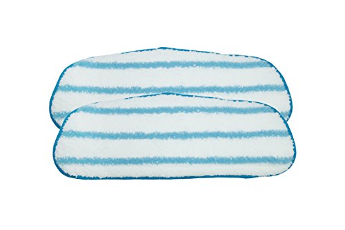 Replacement Wet Mop Pads for Dirt Devil Steam Mop - Pack of 2