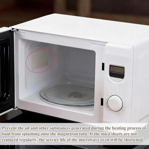 10-Pack Universal Microwave Oven Waveguide Covers - Mica Sheets