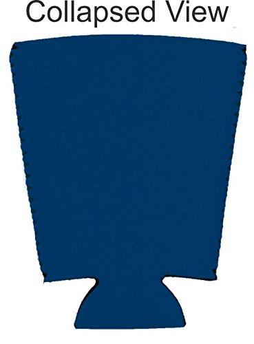 Royal Blue Palm Tree Sunset Pint Glass Coolie - Collapsible Neoprene Drink Sleeve