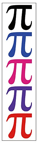 Pi Symbol Temporary Tattoos Math Party Favors 6 Sheets 30 Count