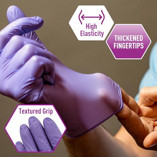 MedPride Powder-Free Nitrile Exam Gloves - Large, Case of 1000