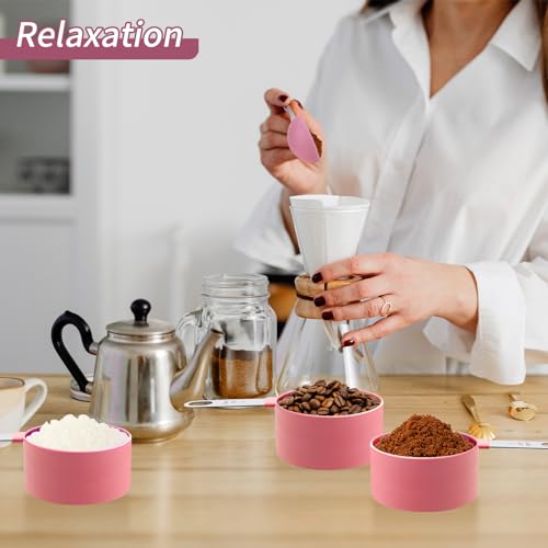 Stainless Steel Measuring Cups and Spoons Set - 8 Sizes, Nesting Design