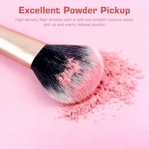 Brvlsoc Ultra Plush Face Powder Brush – Large Fluffy Makeup Brush