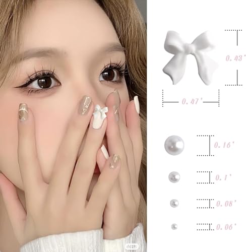 3D Butterfly Bow-Knot Nail Rhinestones Set Colorful Crystal Charms