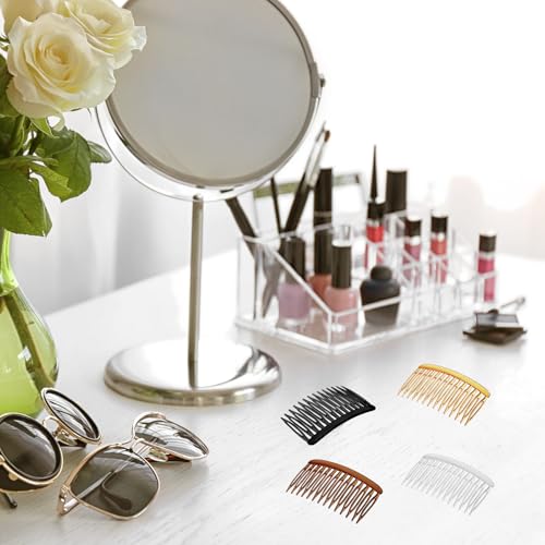 Dopenspi 16-Piece French Hair Side Combs - 14-Teeth Plastic Hair Clips