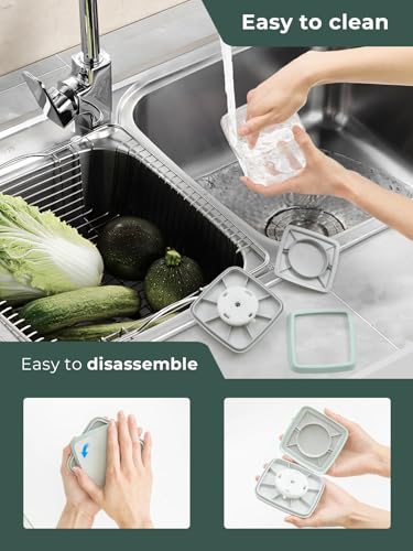 Tourdeus 0.3Qt Small Airtight Container with One-Touch Pop-Top Lid