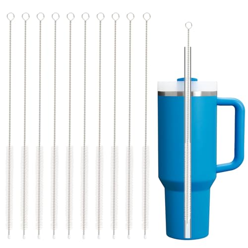10-Pack Extra Long Straw Cleaner Brushes for Stanley Mugs