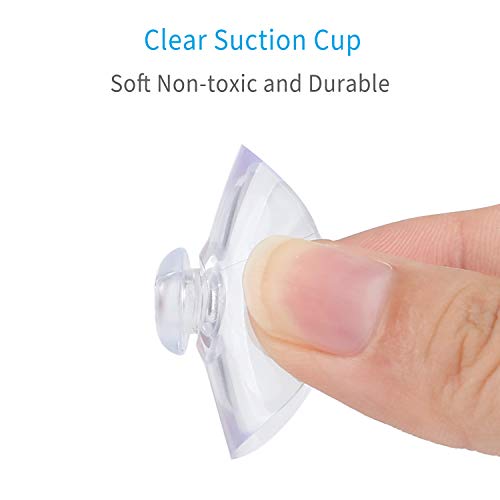 Pawfly 10 Pack 1.2-Inch Suction Cups for Home & Kitchen