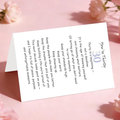 30th Birthday Card for Him - Keepsake Card for Husband, Son, Friend