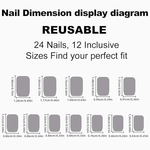 Fall Press On Nails Short Square Pumpkin Leaf Purple False Nails 24pcs