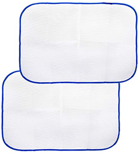 Protective Ironing Mesh Cloth - Pack of 2, Clothes Pressing Pad for Safe, Shiny Finish