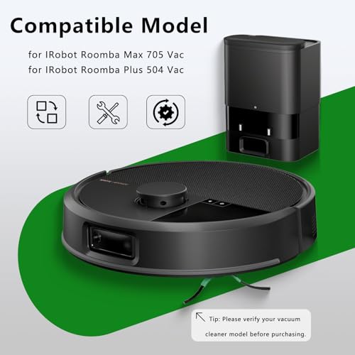 6-Pack Side Brushes for iRobot Roomba Max 705 & Plus 504 Robot Vacuums
