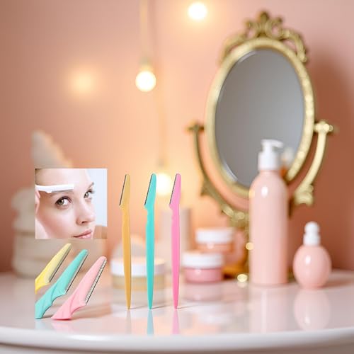 Dermaplaning Tool & Face Razor for Women - 3 Pack Facial Hair Removers