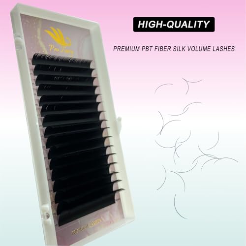 Pro Fairy Individual Eyelash Extensions B C D Curl Silk Mixed Length