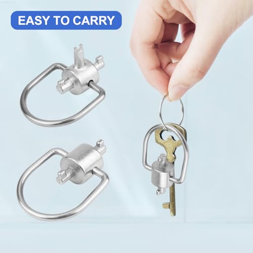 HVAC Refrigerant Locking Key Set for R410A, R22 & Universal Caps - 2 & 3 Bits