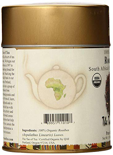 The Tao of Tea Organic Rooibos Loose Leaf Tea - 4 Ounce Tin