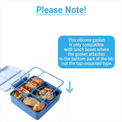 OmieBox Compatible Vacuum Seal Gasket Set - Blue Silicone