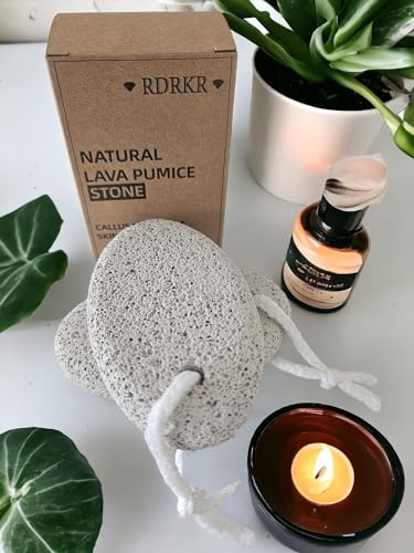 2-Pack Natural Pumice Stone for Feet – Lava Foot File & Callus Remover