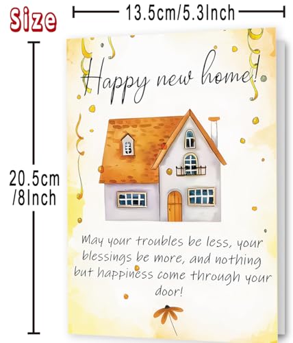 New Home Card - Double-Sided Housewarming Gift for Couples