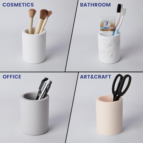Compact Diatomite Toothbrush Holder for Bathroom - Pink
