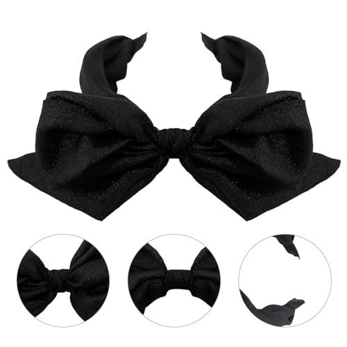 Ondder Knotted Bow Headband for Women and Girls Wide Hair Band