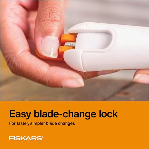 Fiskars 8" Heavy-Duty Easy Change Detail Craft Knife with #2 Blade
