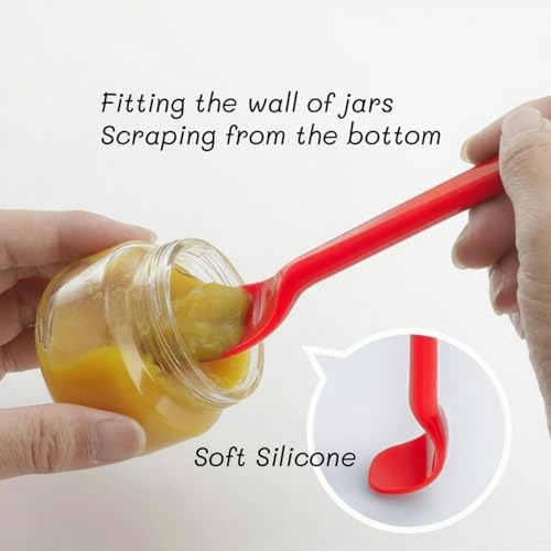 Yoku Made Silicone Spatula Spoon - 6 Inch, 4 Pack, BPA Free
