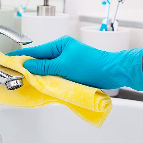 Jointown Basic Medical Blue Nitrile Exam Gloves - Latex-Free & Powder-Free - NGPF7001(Case of 1,000), Small
