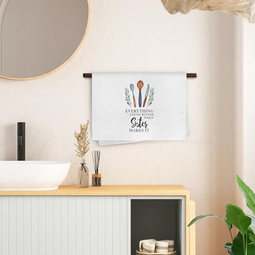 Sister Gifts Decorative Kitchen Towels - 16x24 Inch, Sister01