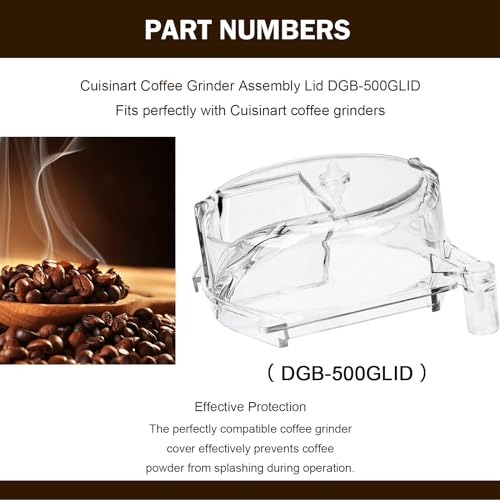 Cuisinart DGB-500GLID Coffee Grinder Lid Replacement Part