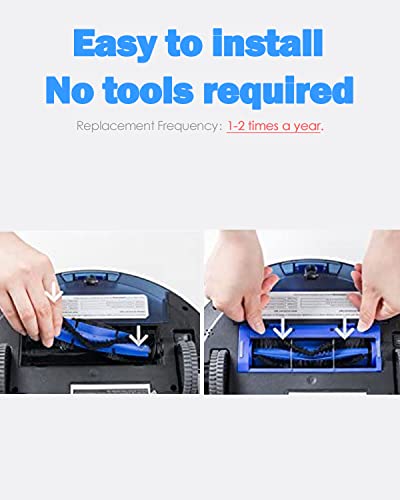 Bamboost 2 Pack Replacement Roller Brushes for Eufy RoboVac 11S, G30, 15C, G35+, G40+ & Hybrid Models