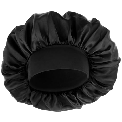 Silk Satin Sleep Bonnet for Men and Women, Adjustable Hair Wrap Cap