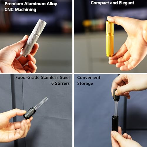 Espresso Coffee Distribution Stirrer with 6 Stainless Steel Needles