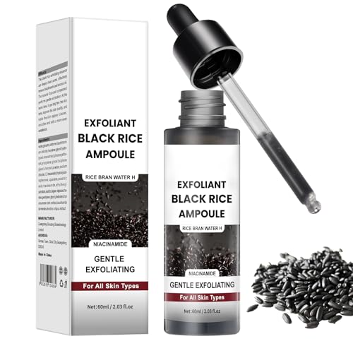 Black Rice Exfoliating Face and Body Ampoule Serum with Hyaluronic Acid