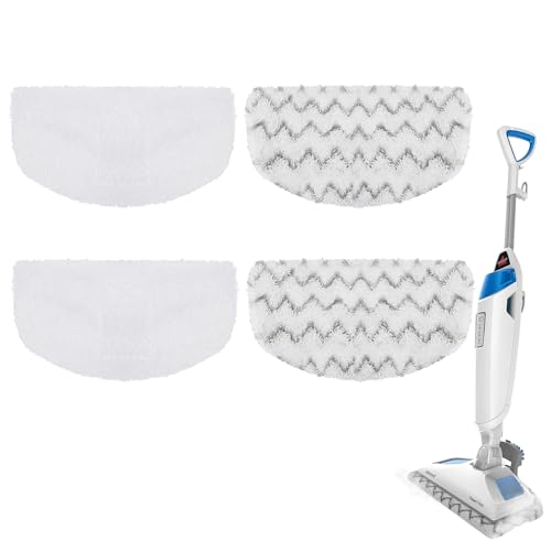Bissell PowerFresh Steam Mop Replacement Pads - 4 Pack, Microfiber