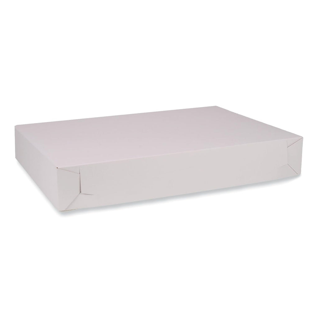 Southern Champion Tray Standard White Bakery Boxes 26X18-1/2X4, 50 Count