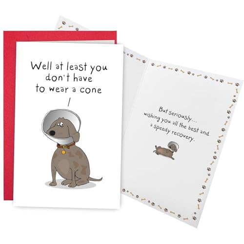Ogeby Funny Get Well Soon Card for Man & Woman - Variation #623