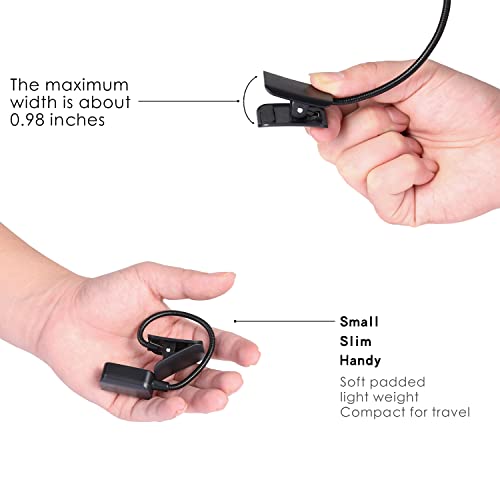 16 Pack Rechargeable Clip-On Book Lights for Reading at Night, Kids & Adults