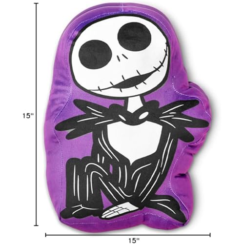 Nightmare Before Christmas Blanket and Pillow Set for Kids - Jack Skellington Travel Accessories