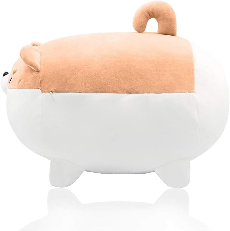 Corgi Plush Toy - 8'' Shiba Inu Stuffed Animal Pillow
