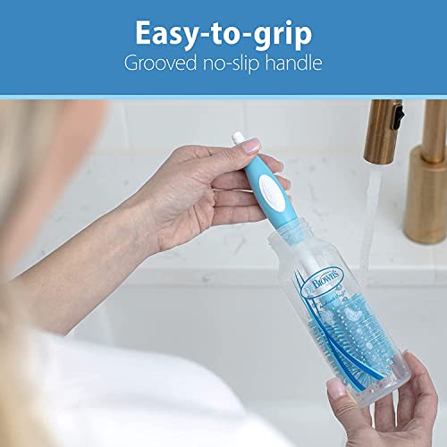 Dr. Brown's Baby Bottle Brush Set - Blue Variety Pack (2-Pack)
