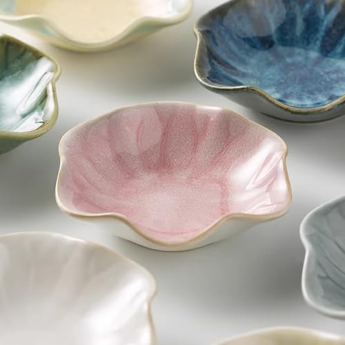 Lotus Leaf Ceramic Jewelry Dish Set - Unique Ring & Necklace Holder