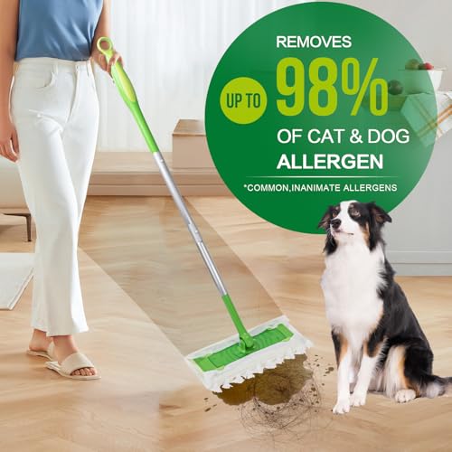 Heavy Duty Dry Sweeping Cloths for Sweeper Mop - 30 Count