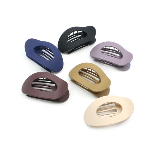 B.PHNE Flat Hair Claw Clips - Matte Non-Slip Duckbill Styling Clips