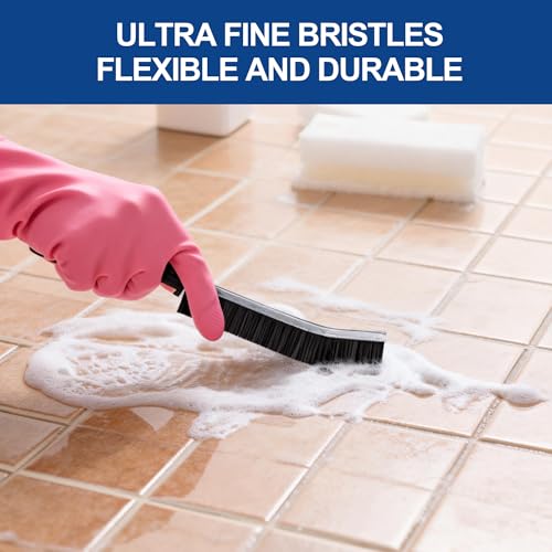 6-Piece Hard Bristle Cleaning Brush Set for Tight Spaces