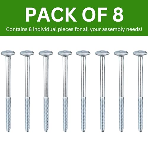 Pack of 8 Replacement Screws for IKEA Bed Frame & Daybed