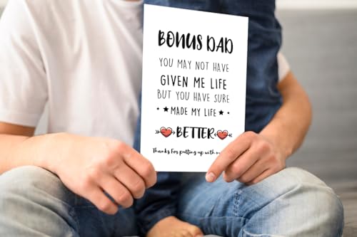 Funny Father's Day Card for Stepdad - Hilarious Gift from Kids