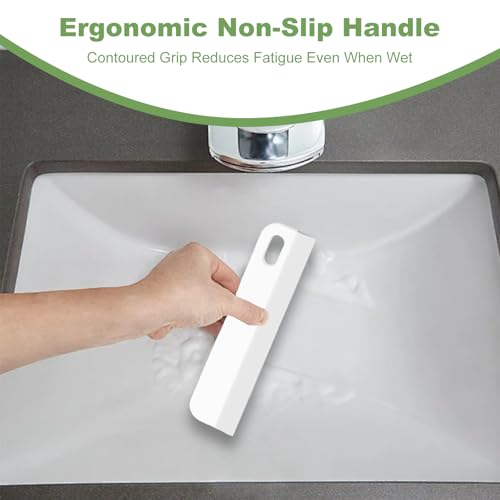 Mini Silicone Squeegee for Kitchen, Bathroom, Car Windows - 8.6in