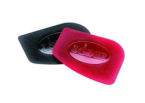 Lodge Cast Iron Pan Scrapers - 2 Pack Durable Polycarbonate Cleaning Tools