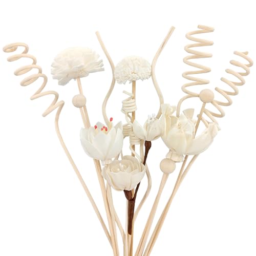 Natural Reed Diffuser Sticks Set for Home & Office Aromatherapy - 15 Pieces